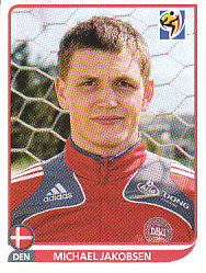 Michael Jakobsen Denmark samolepka Panini World Cup 2010 #359
